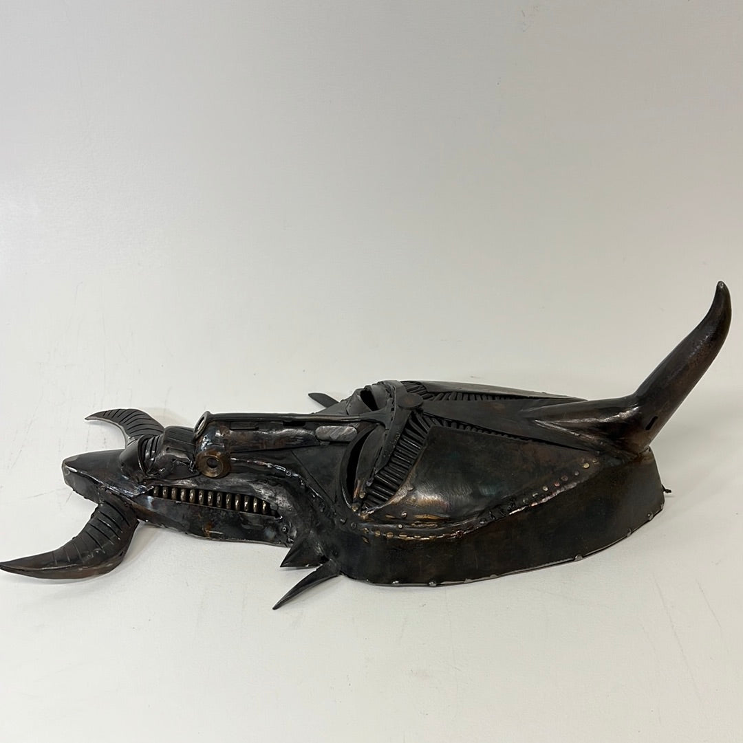 African Bronze Mask from T’Challas Quarters Black Panther Movie Prop Y'allywood Props