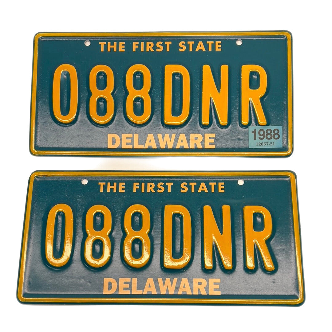 Delaware License Plates Just Mercy Movie Prop Y'allywood Props 088DNR