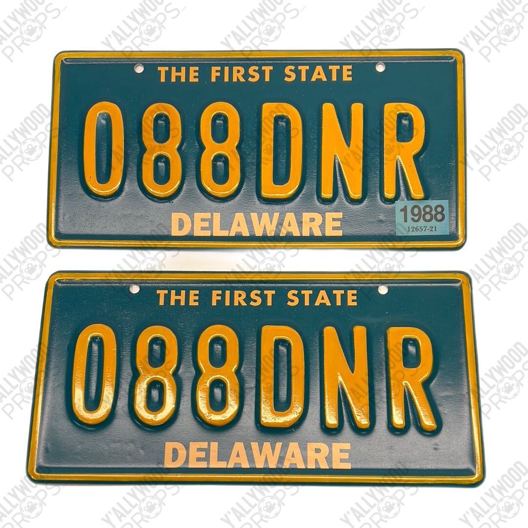 Delaware License Plates Just Mercy Movie Prop Y'allywood Props 088DNR