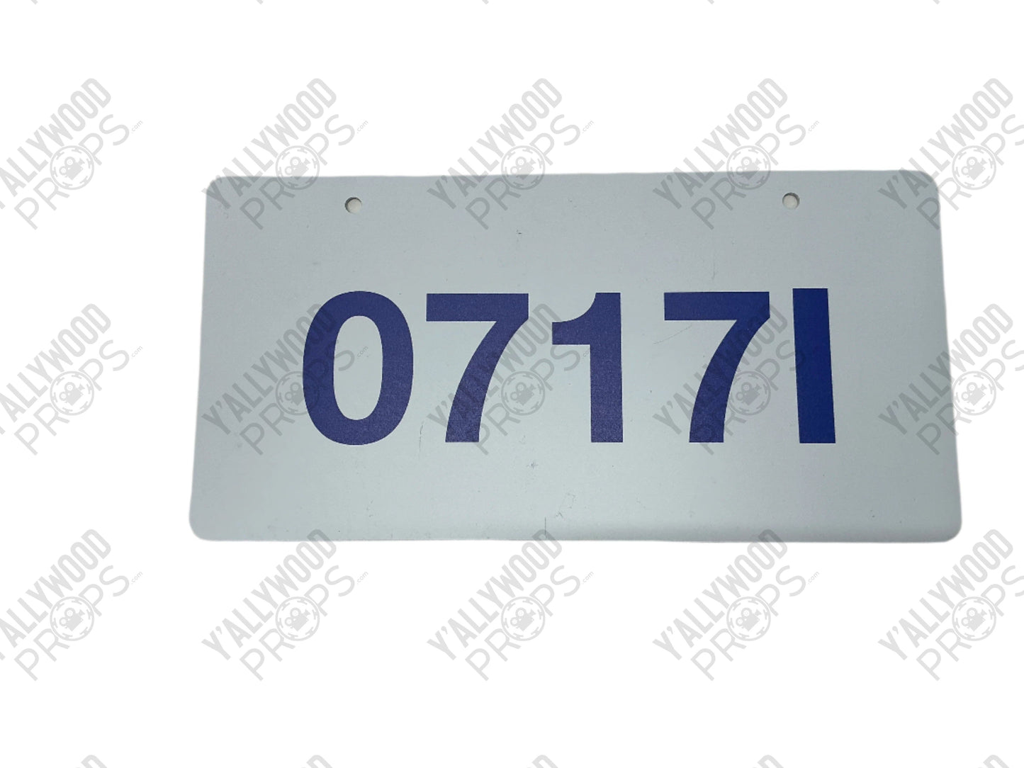 NYPD License Plate Coming 2 America (2021) Movie Prop Y'allywood Props License Plate 0717i