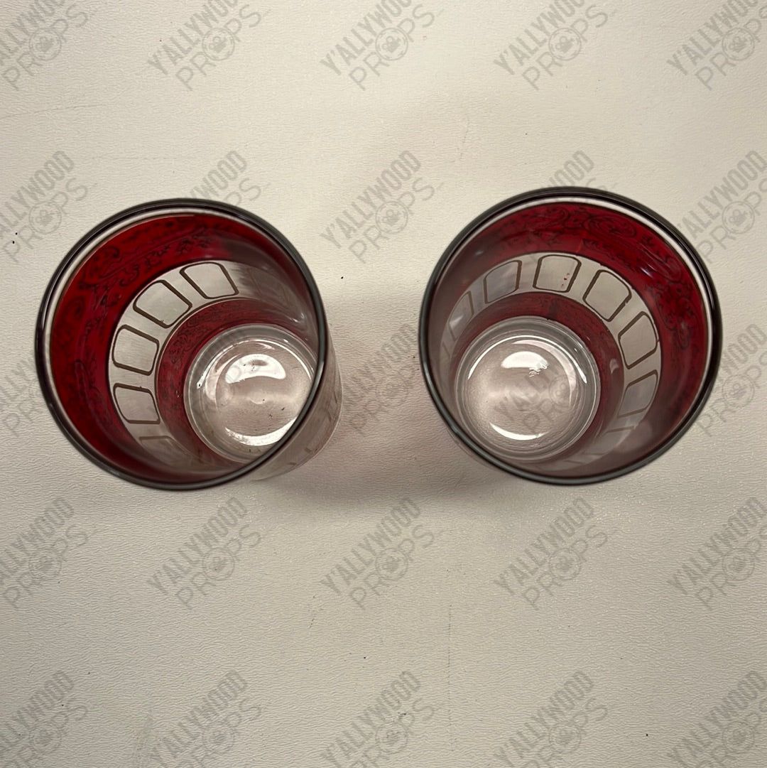 Shot Glasses, from Red Notice Movie Prop Y'allywood Props