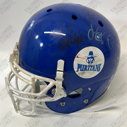 Signed Puritans Helmet, from Grown Ups 2 Movie Prop Y'allywood Props