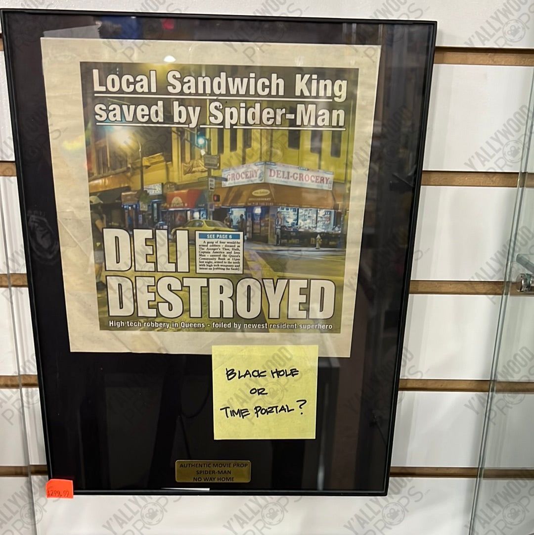 James Jonah Jameson Clippings Spider-man: No Way Home Movie Prop Y'allywood Props