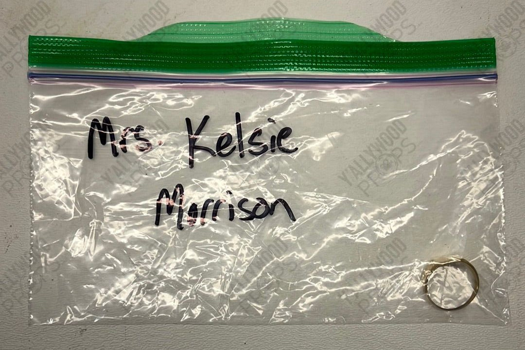 Kelcie Morrison’s Wife’s Ring Killers of the Flower Moon Wardrobe Y'allywood Props