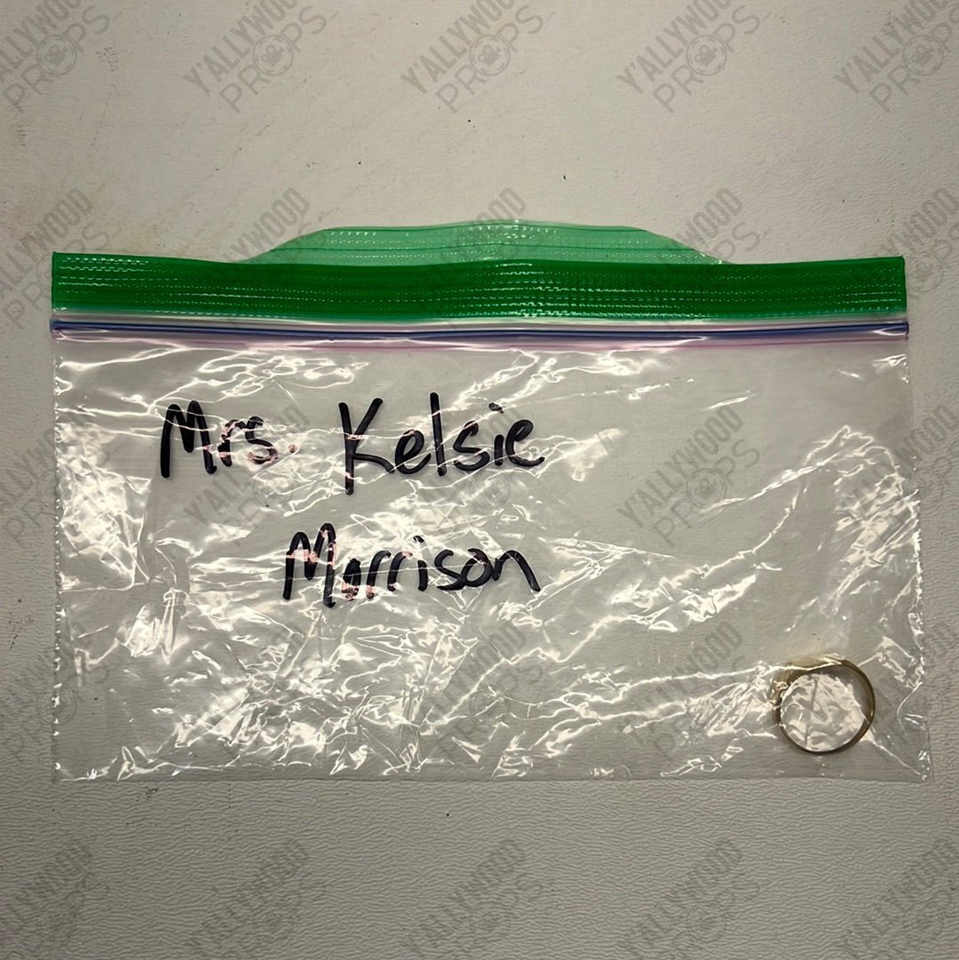 Kelcie Morrison’s Wife’s Ring Killers of the Flower Moon Wardrobe Y'allywood Props