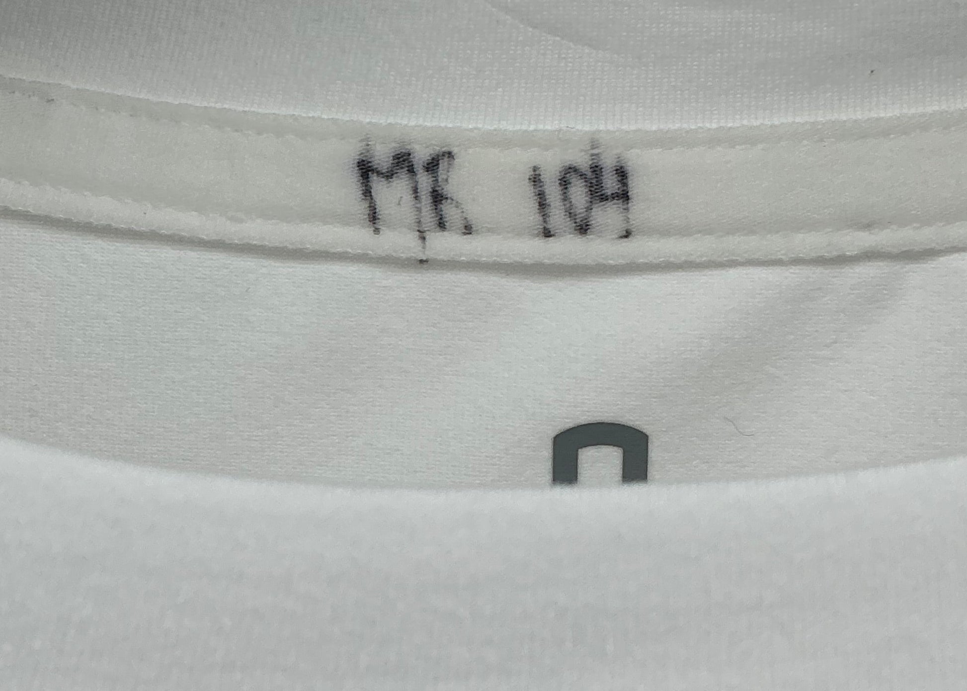 Mr. 104 White Gym Shirt Doom Patrol Wardrobe Wardrobe Y'allywood Props