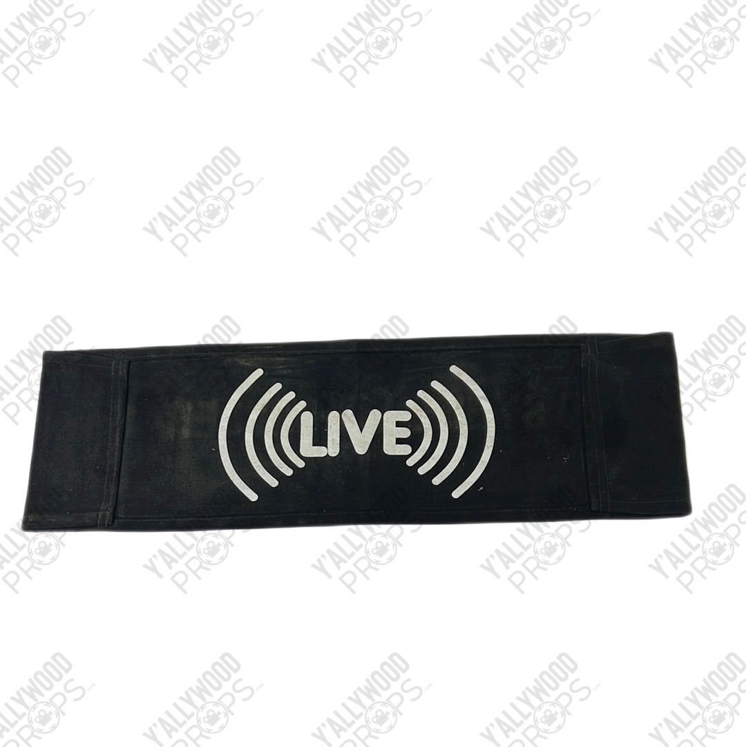 Line of Duty Production Used Chairback Movie Prop Y'allywood Props