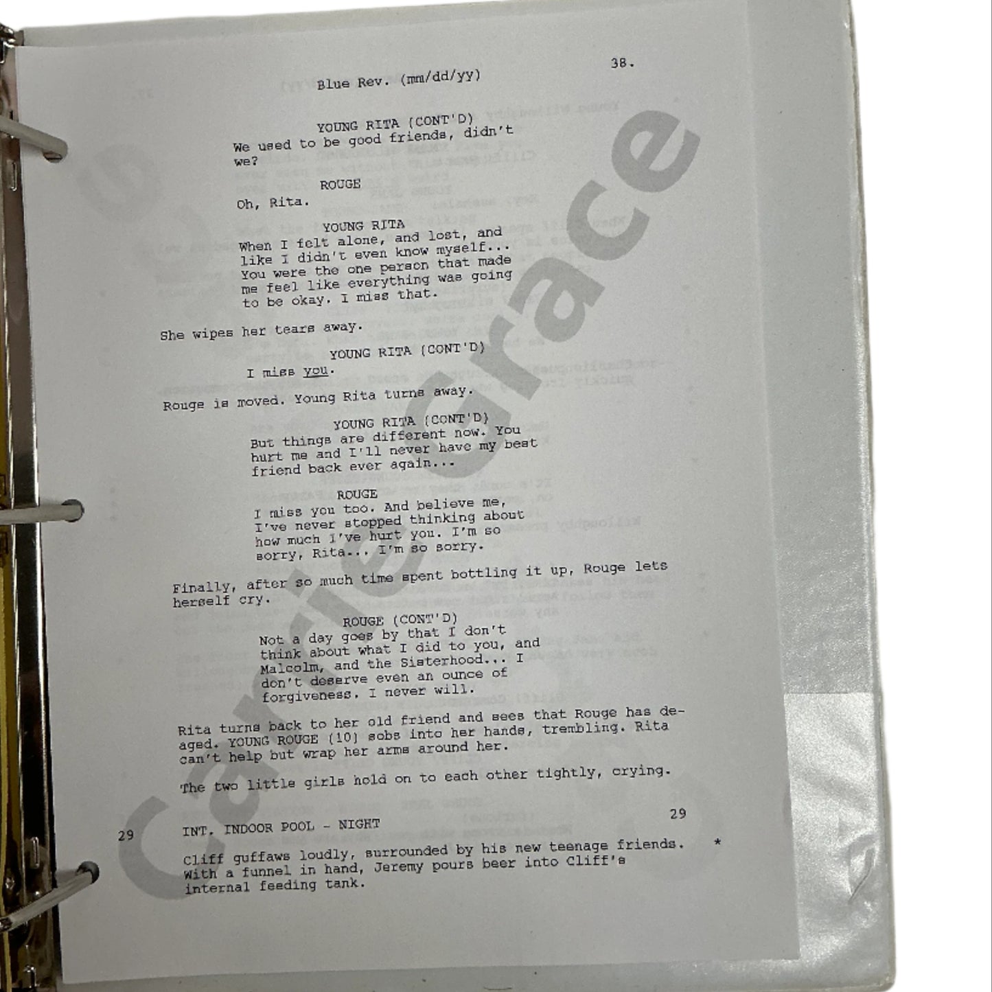 Scripts Episodes 401-405 Doom Patrol (2019) Movie Prop Y'allywood Props