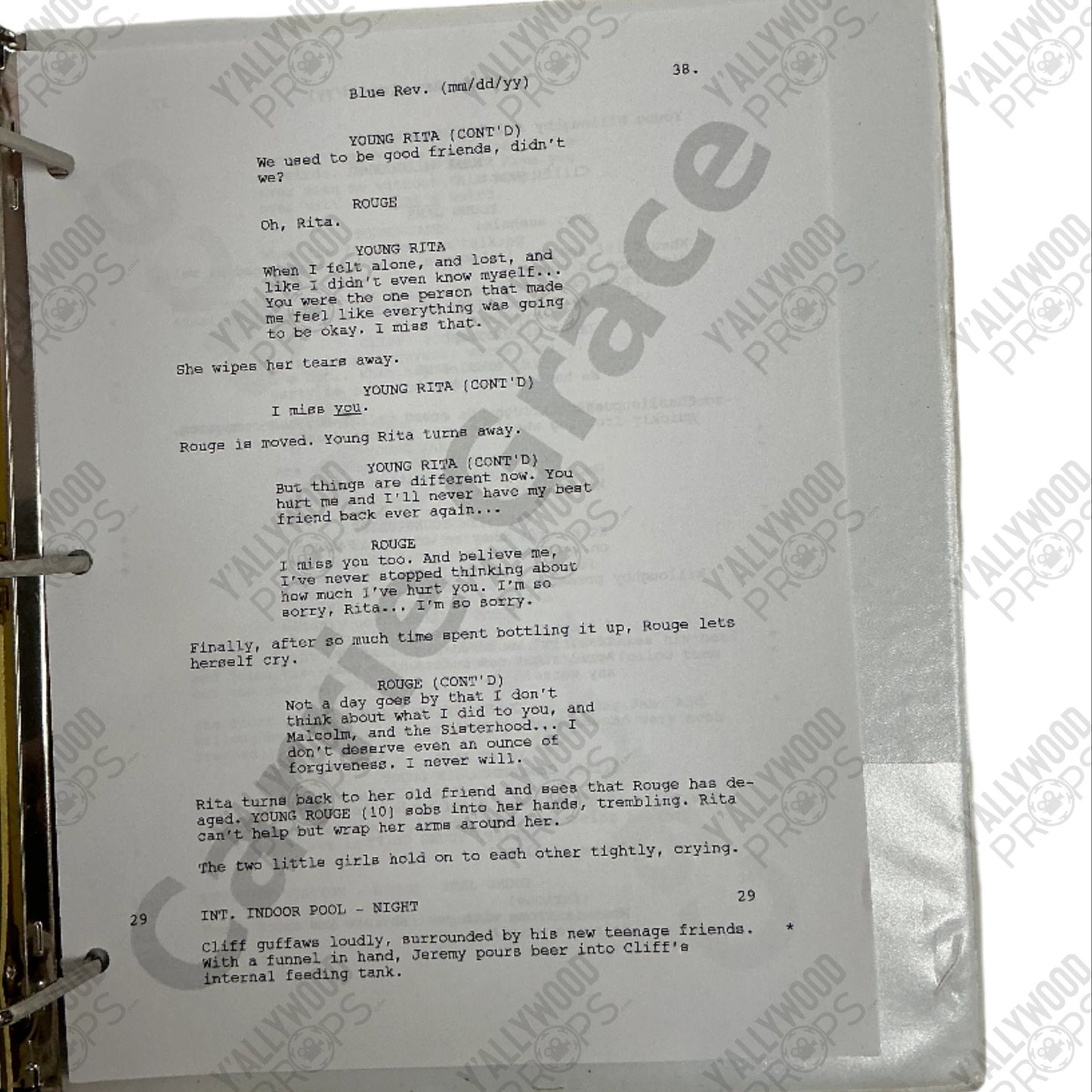Scripts Episodes 401-405 Doom Patrol (2019) Movie Prop Y'allywood Props