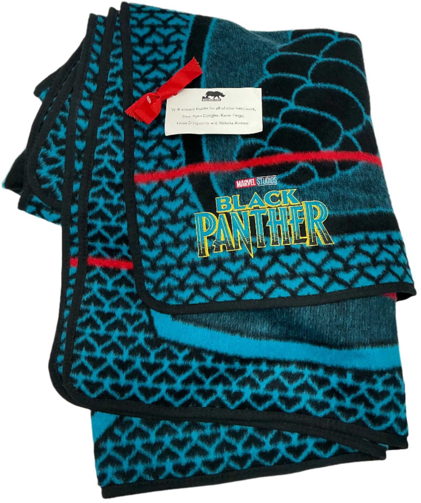 Blanket Cast & Crew Gift Black Panther (2018) Movie Prop Y'allywood Props