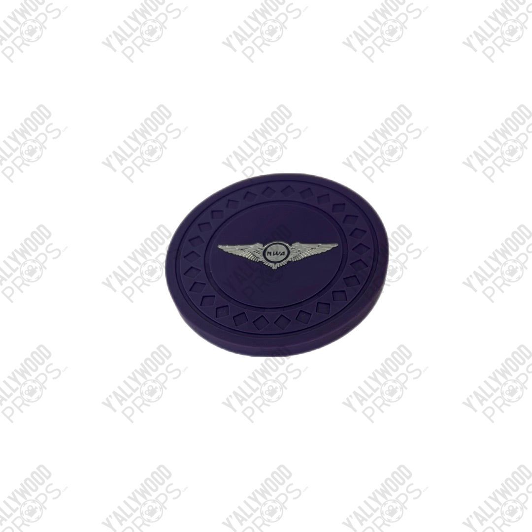 NWA Purple Poker Chip from Soul Plane Movie Prop Y'allywood Props