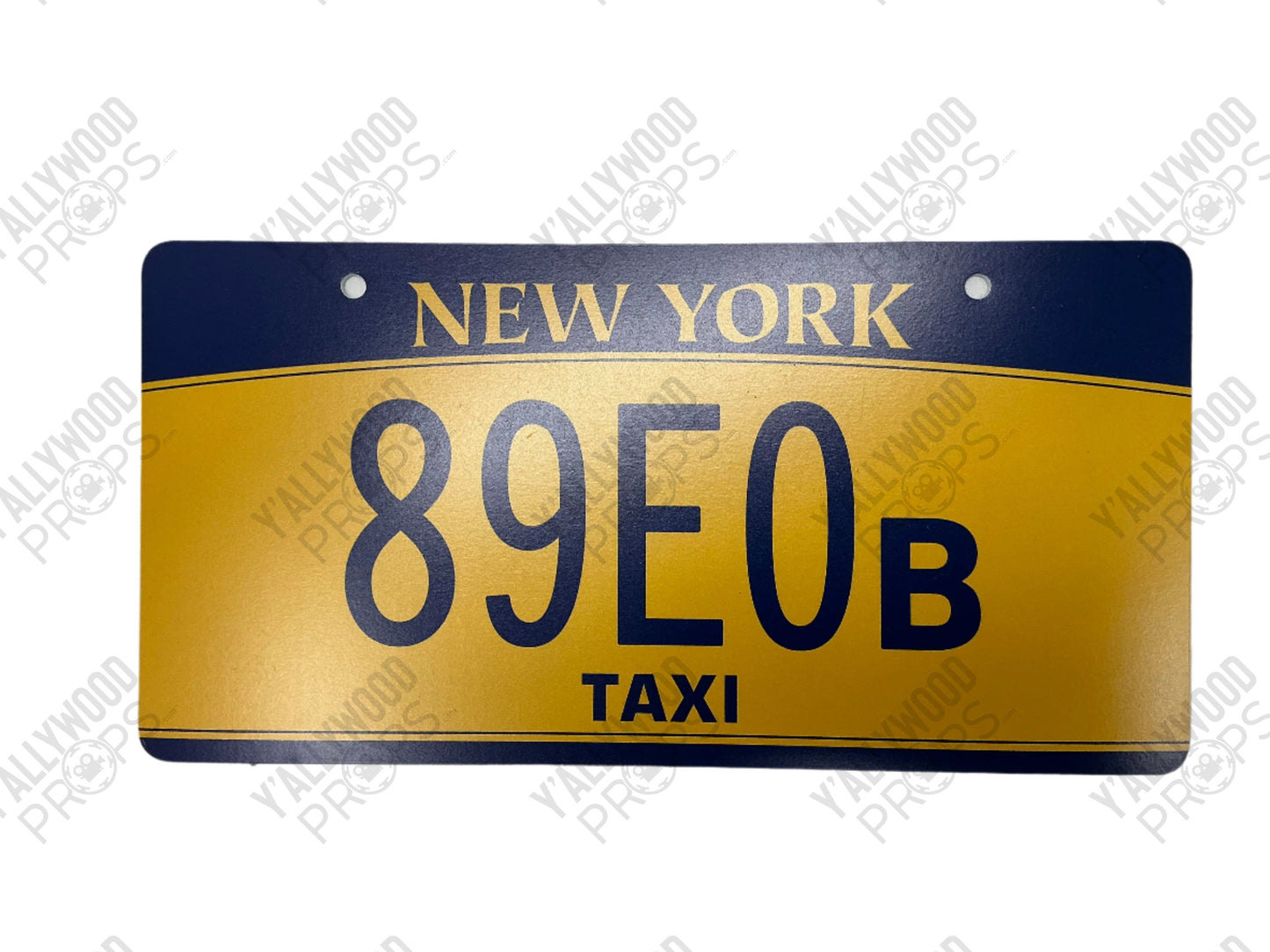 Taxi License Plate Coming 2 America (2021) Movie Prop Y'allywood Props