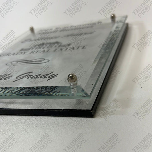 Camille Grady’s Award from Reptile Movie Prop Y'allywood Props