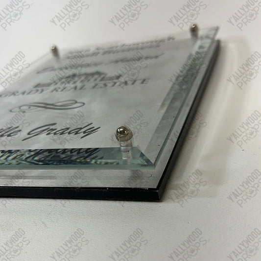 Camille Grady’s Award from Reptile Movie Prop Y'allywood Props