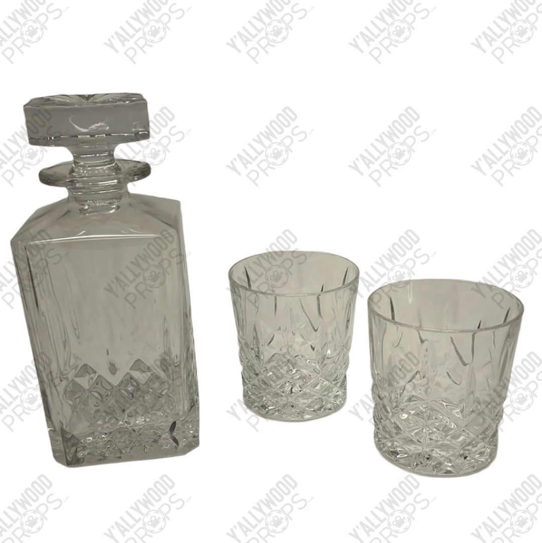 Nile’s Decanter & Glasses S1E4 Doom Patrol Movie Prop Y'allywood Props