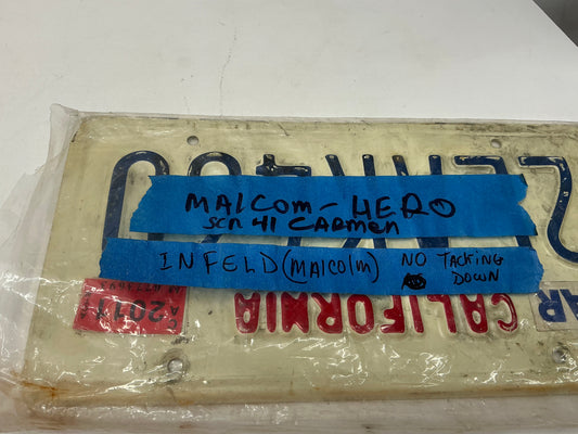 License Plates Franklin & Bash (TV Series 2011-2014) Y'allywood Props