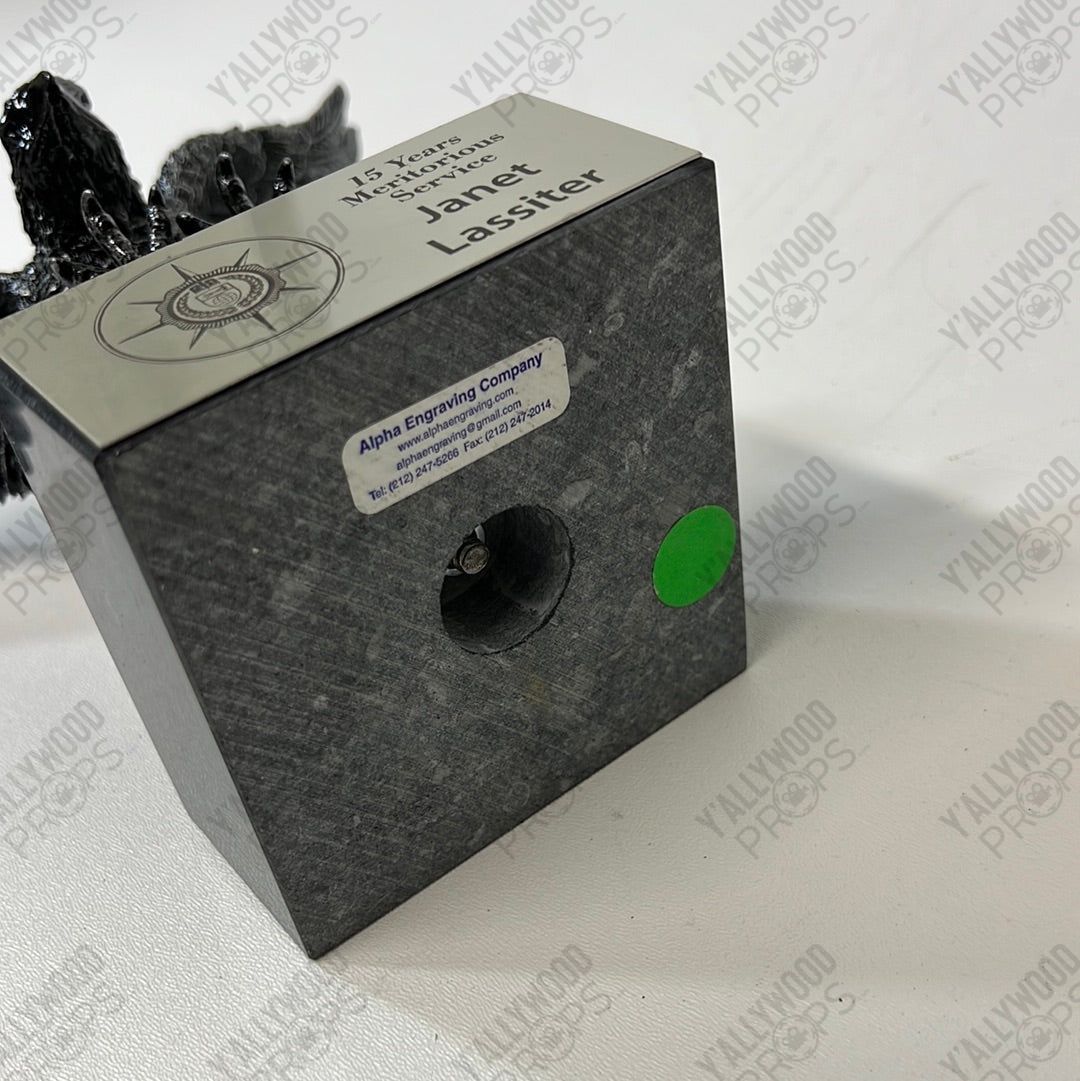 Janet Lassiter’s Award Gemini Man (2019) Movie Prop Y'allywood Props