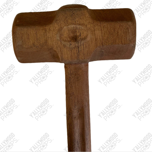 Wooden Hammer for Mold Samaritan (2022) Movie Prop Y'allywood Props