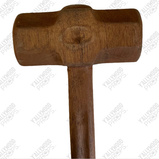 Wooden Hammer for Mold Samaritan (2022) Movie Prop Y'allywood Props