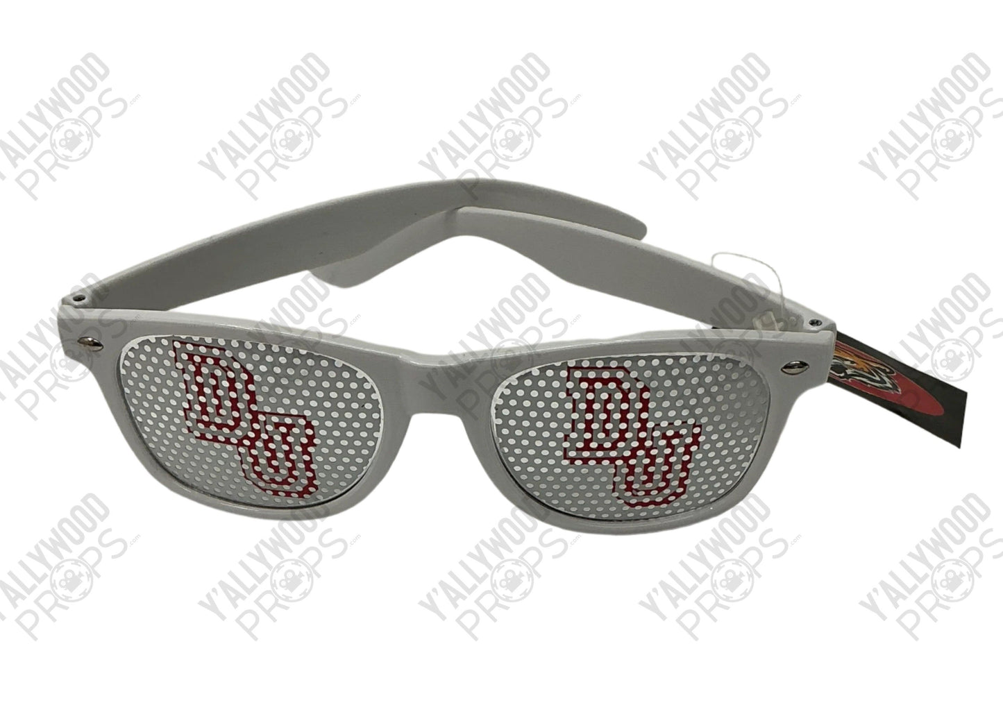 Decatur University Sunglasses Life of the Party (2018) Wearable Wardrobe Y'allywood Props White
