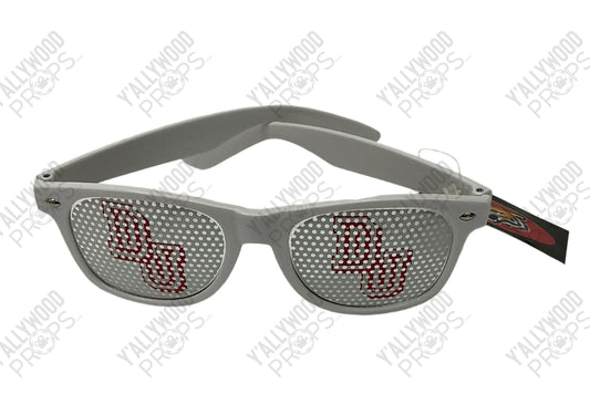 Decatur University Sunglasses Life of the Party (2018) Wearable Wardrobe Y'allywood Props White