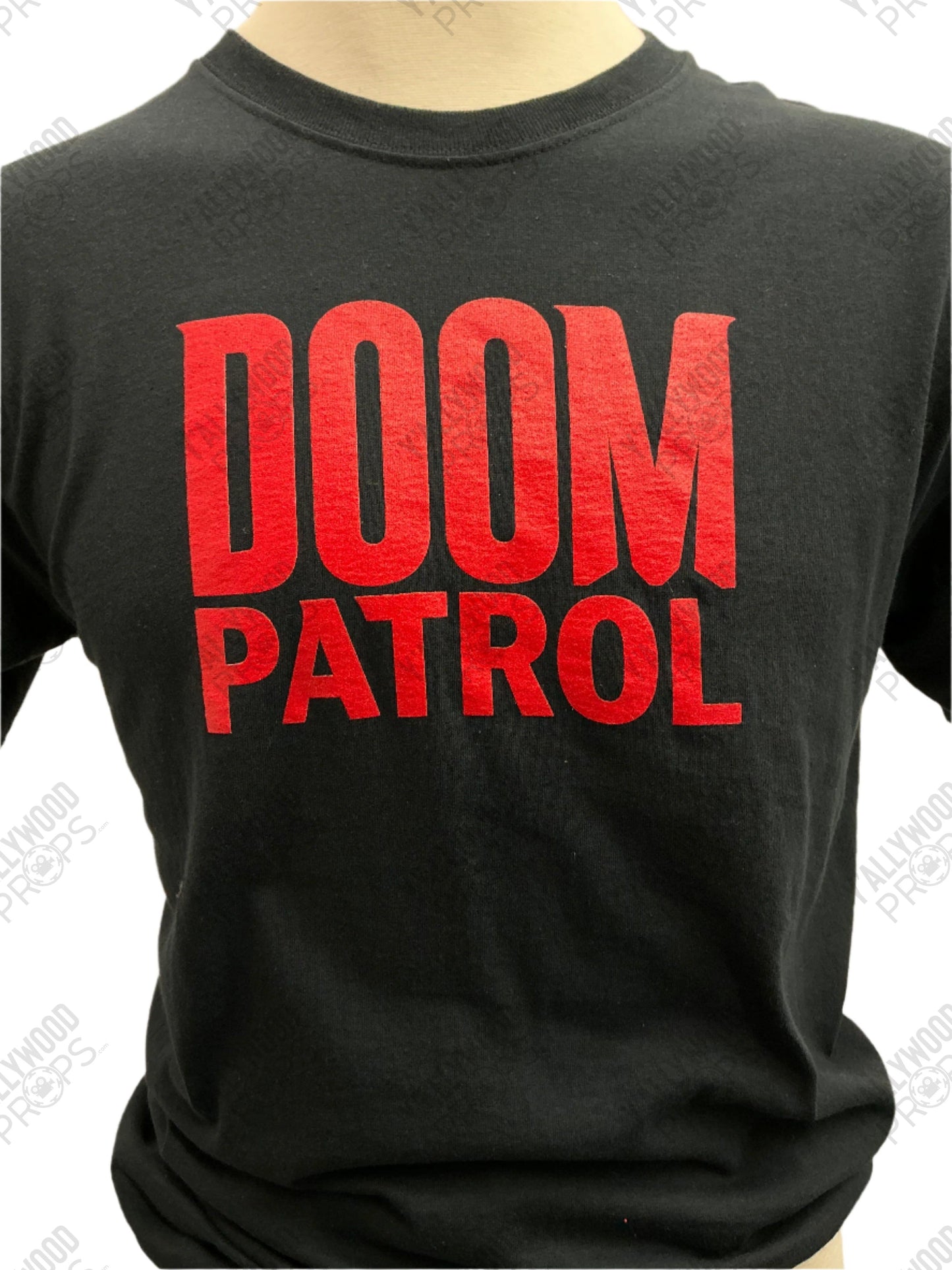Production Used Doom Patrol T-Shirts Wardrobe Y'allywood Props Black Medium Crewneck