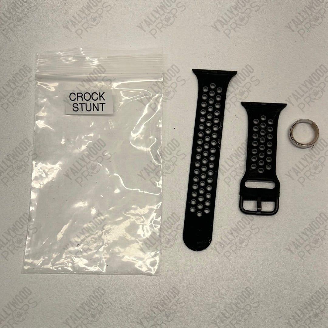 Sportsmaster’s Stunt Apple Watch Band & Ring Stargirl TV Series Wardrobe Y'allywood Props