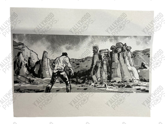 Eden Set Story Board Logan (2017) Memorabilia Y'allywood Props Paper 2