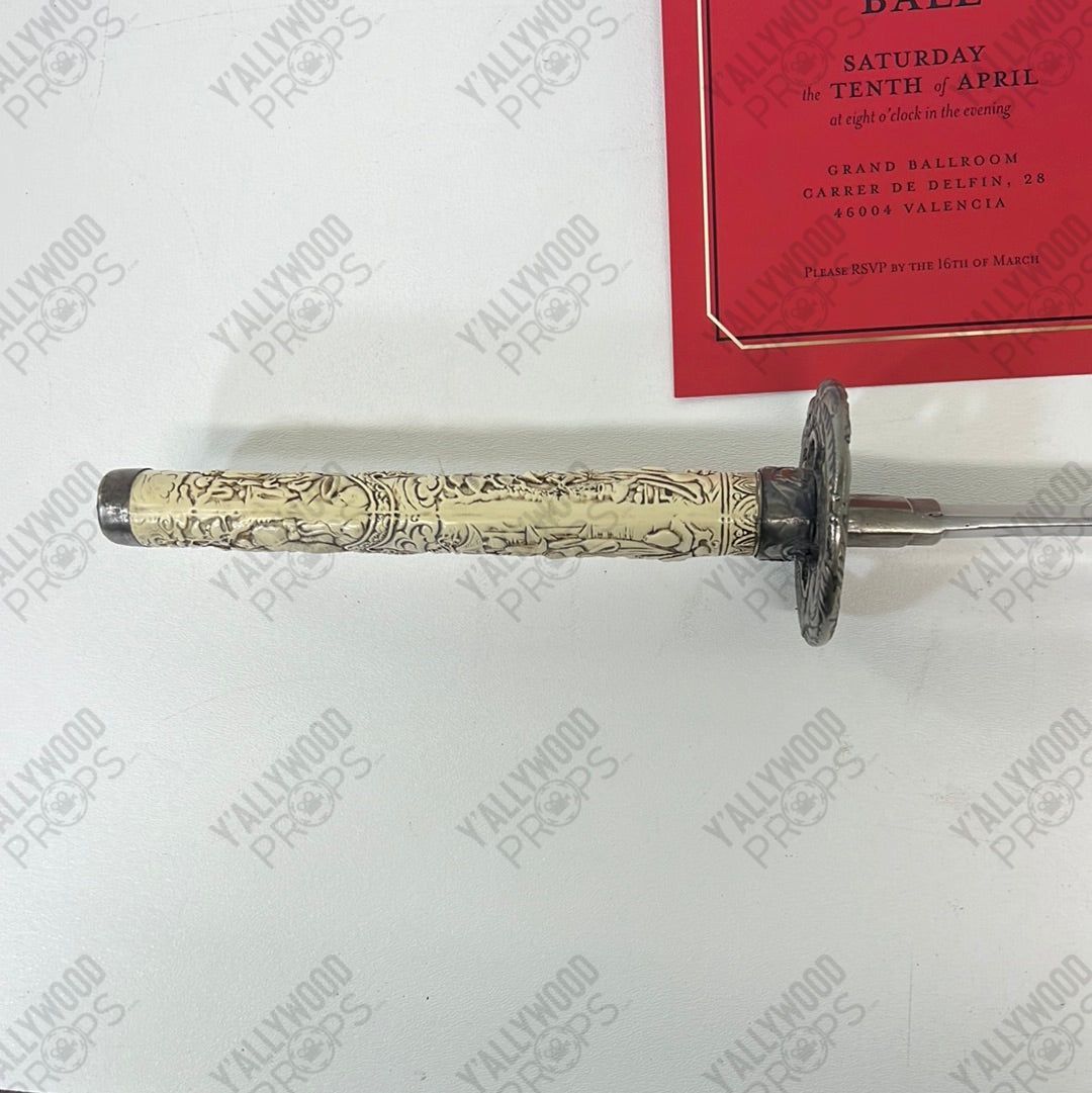 Samurai Sword from Red Notice Fight Scene Movie Prop Y'allywood Props