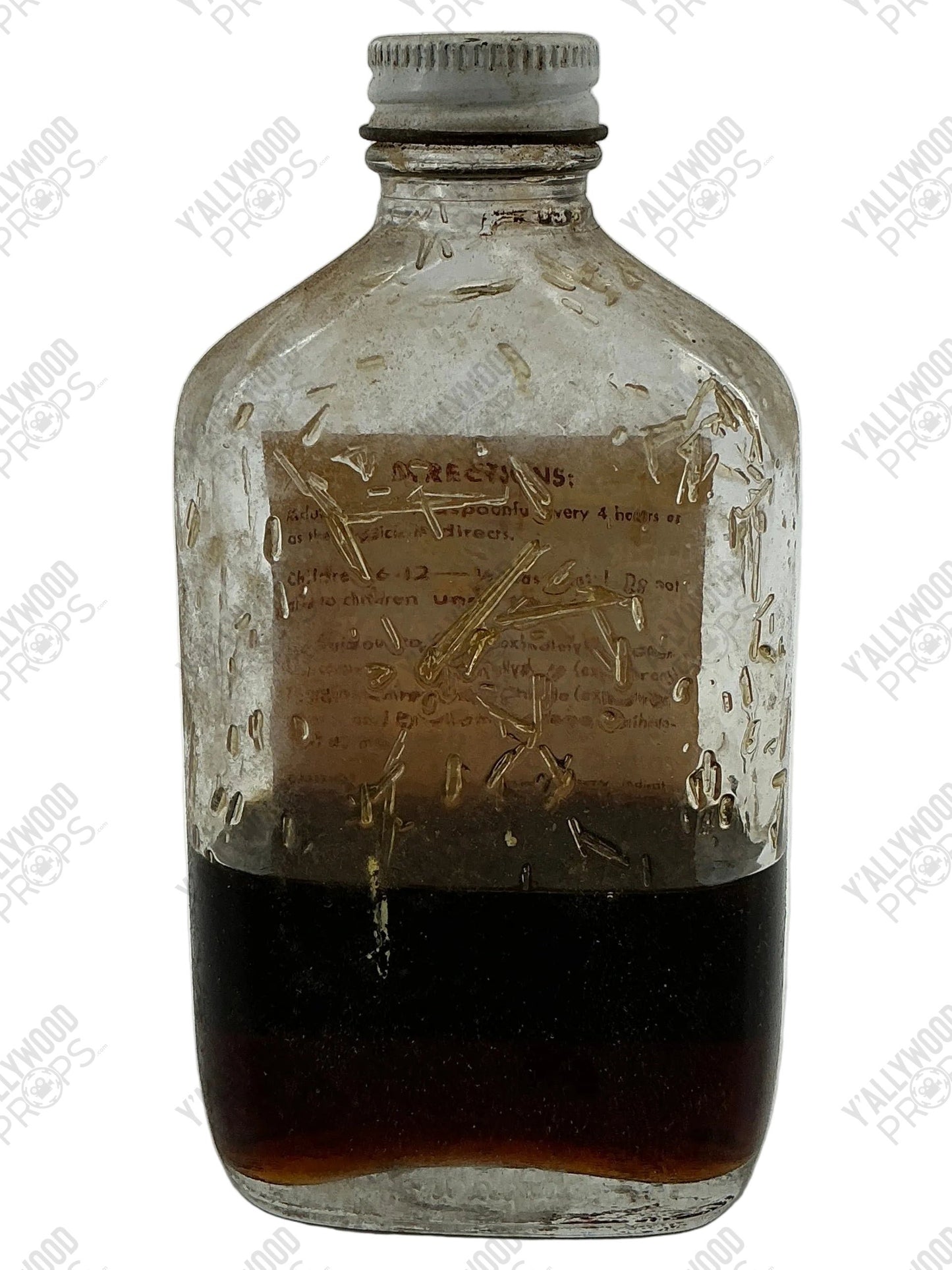 Cough Syrup from Hopper's Cabin Stranger Things (2016-2025) Movie Prop Y'allywood Props