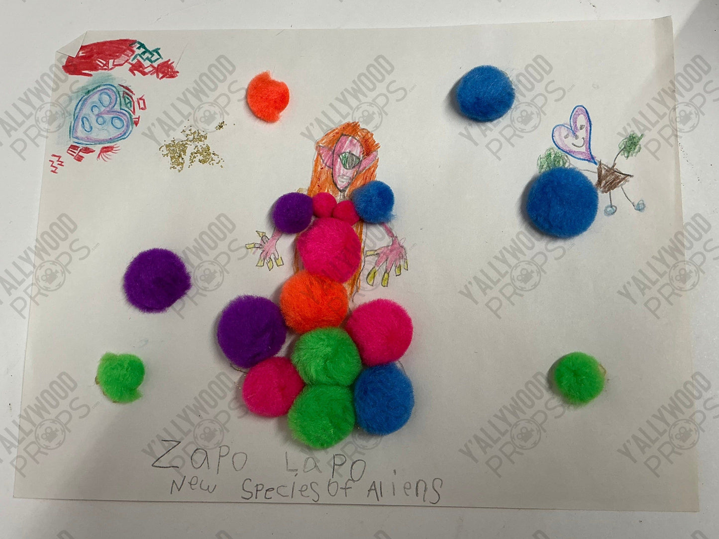 Kid's Artwork The Beanie Bubble (2023) Movie Prop Y'allywood Props