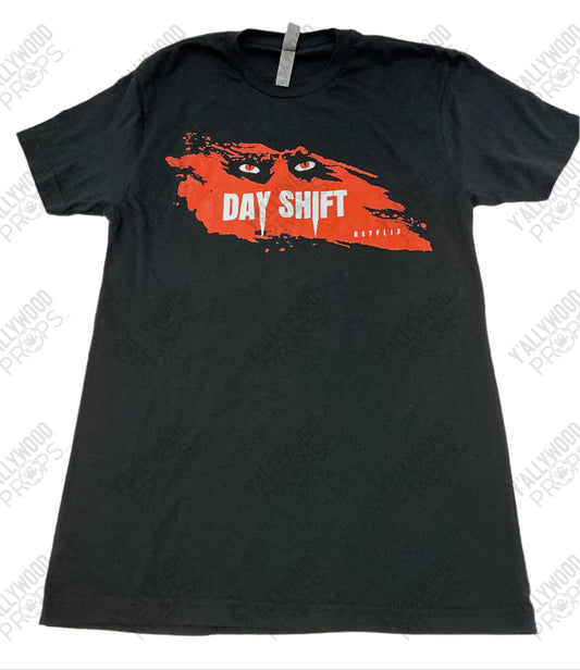 Day Shift (2022) T-Shirt Cast & Crew Gift Wearable Wardrobe Y'allywood Props
