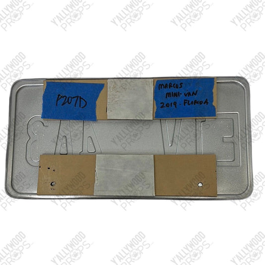 Martin Lawrence’s Minivan Plate Bad Boys For Life Movie Prop Y'allywood Props