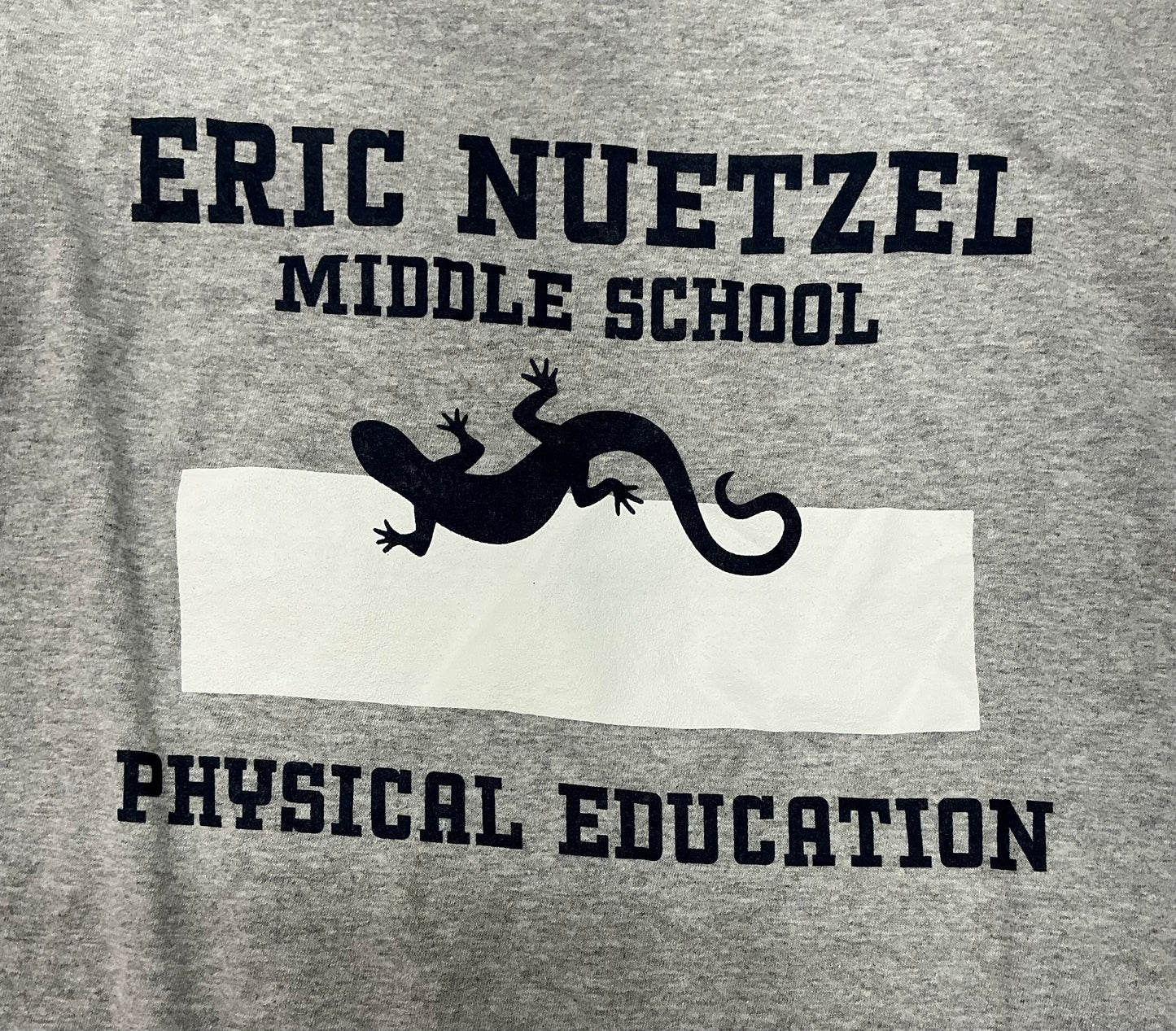 Middle School PE T-Shirts Me Apple TV Series (2024) Y'allywood Props YS Blank