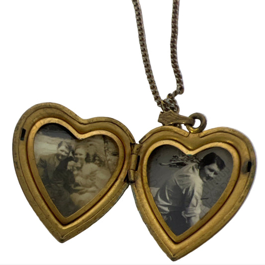 Willie Hale's Heart Pendant Necklace Killers of the Flower Moon Wardrobe Y'allywood Props