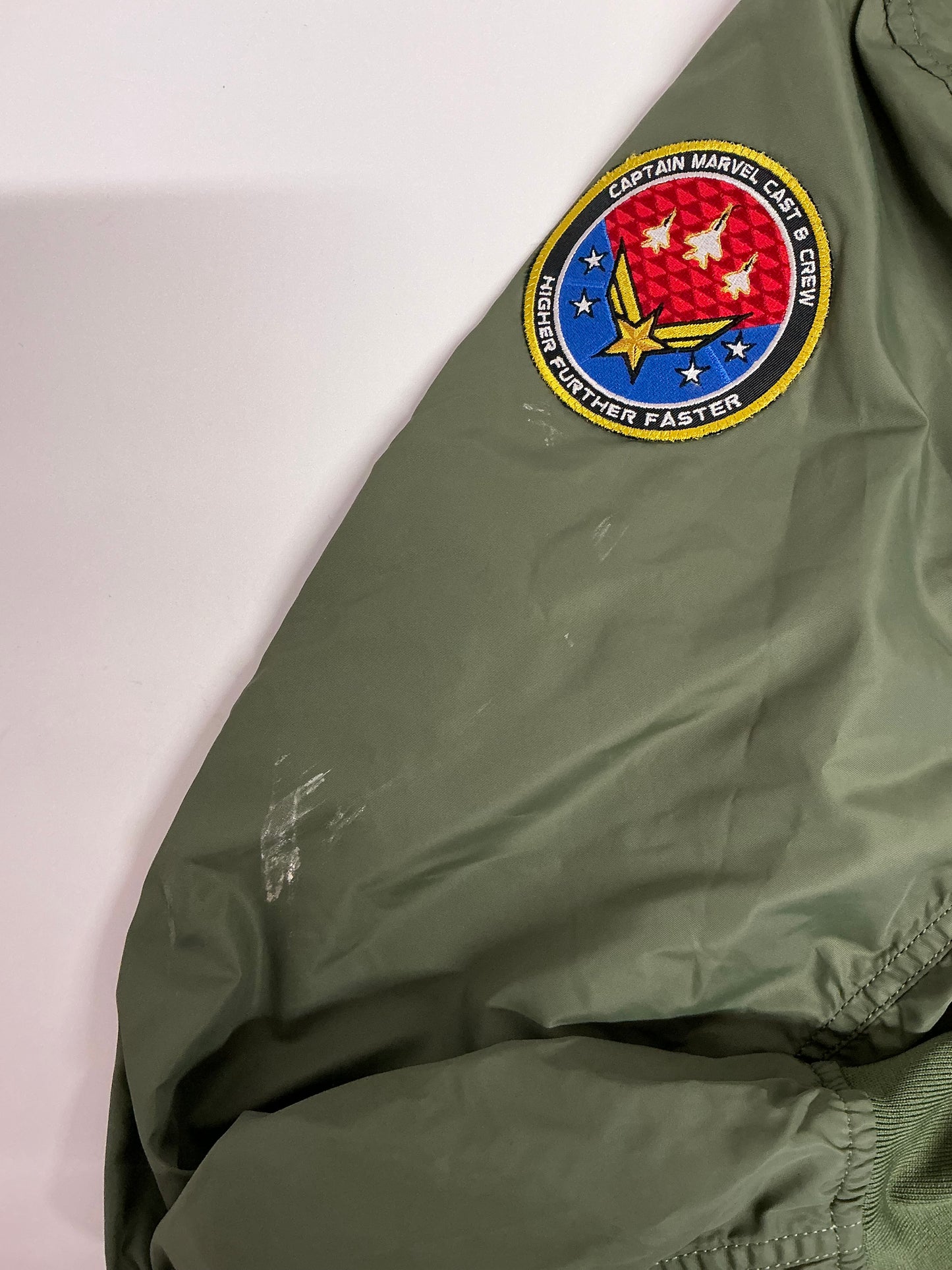 Captain Marvel Flight Jacket Cat & Crew Gift (2019) Memorabilia Y'allywood Props