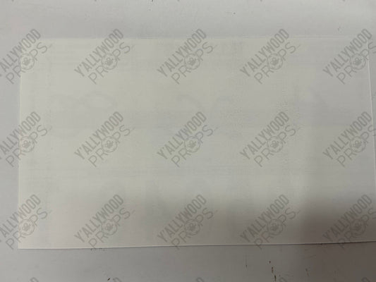 Sheila's Porsche Tag from The Beanie Bubble (2023) Movie Prop Y'allywood Props