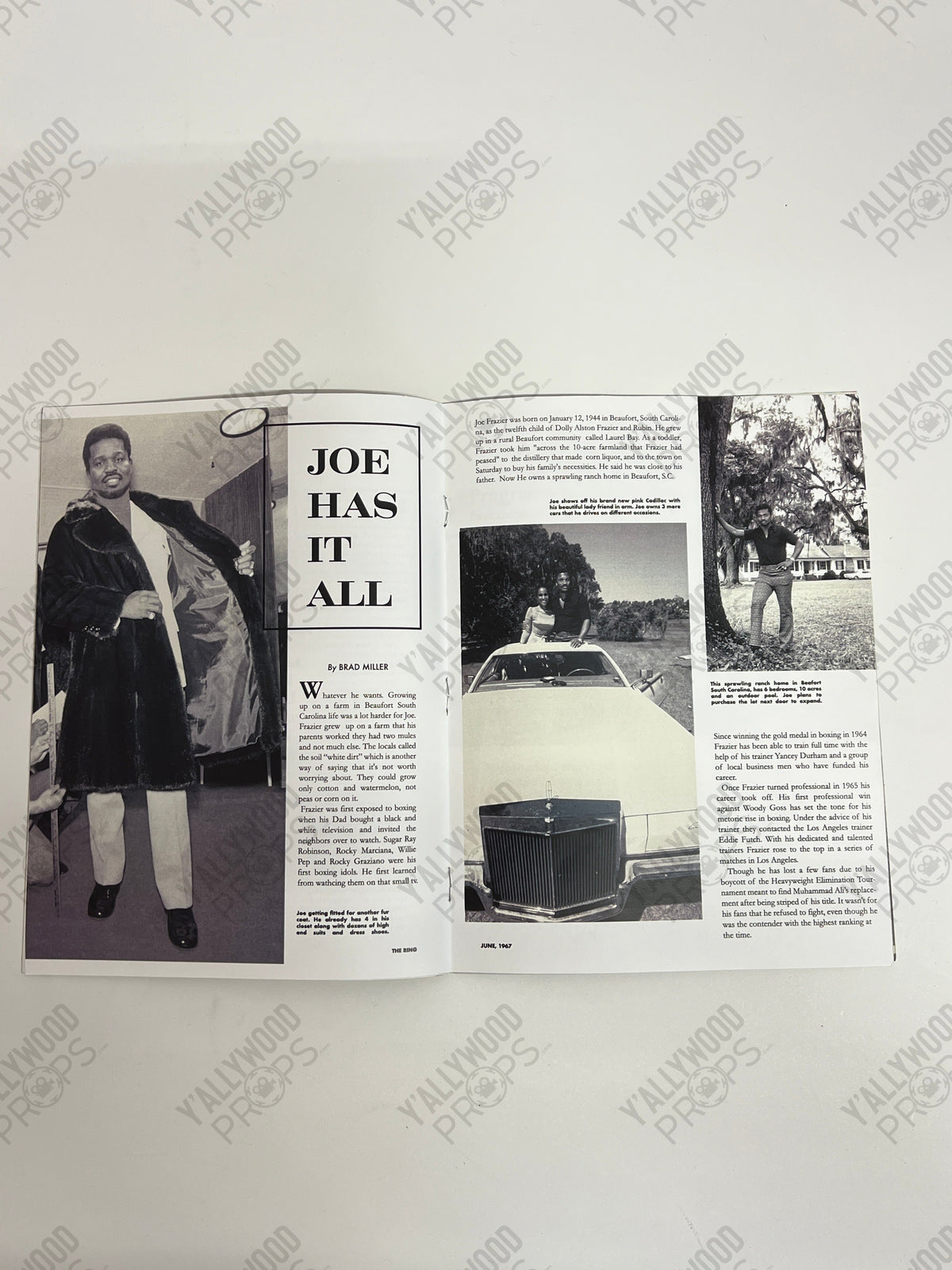 Prop Magazines Big George Foreman (2023) Movie Prop Y'allywood Props