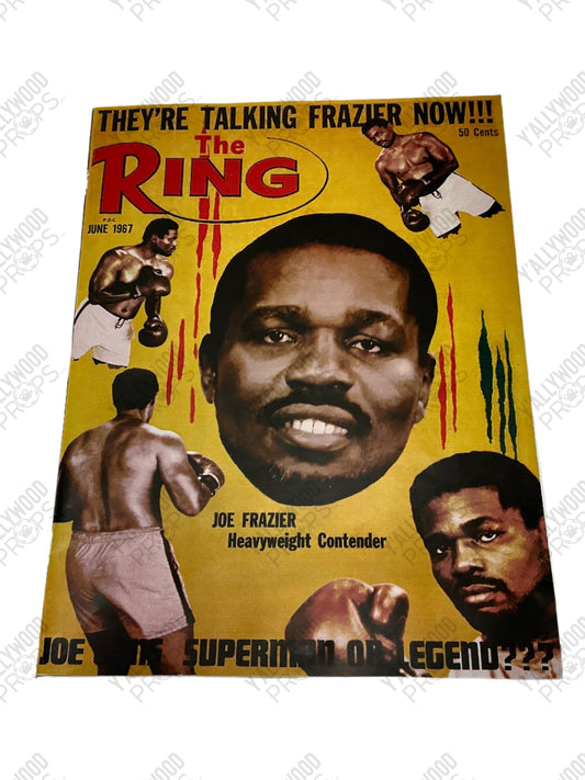 Prop Magazines Big George Foreman (2023) Movie Prop Y'allywood Props The Ring