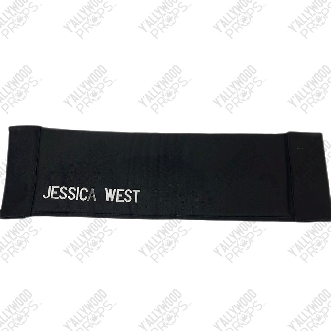 Obliterated Production Used Chairback Movie Prop Y'allywood Props