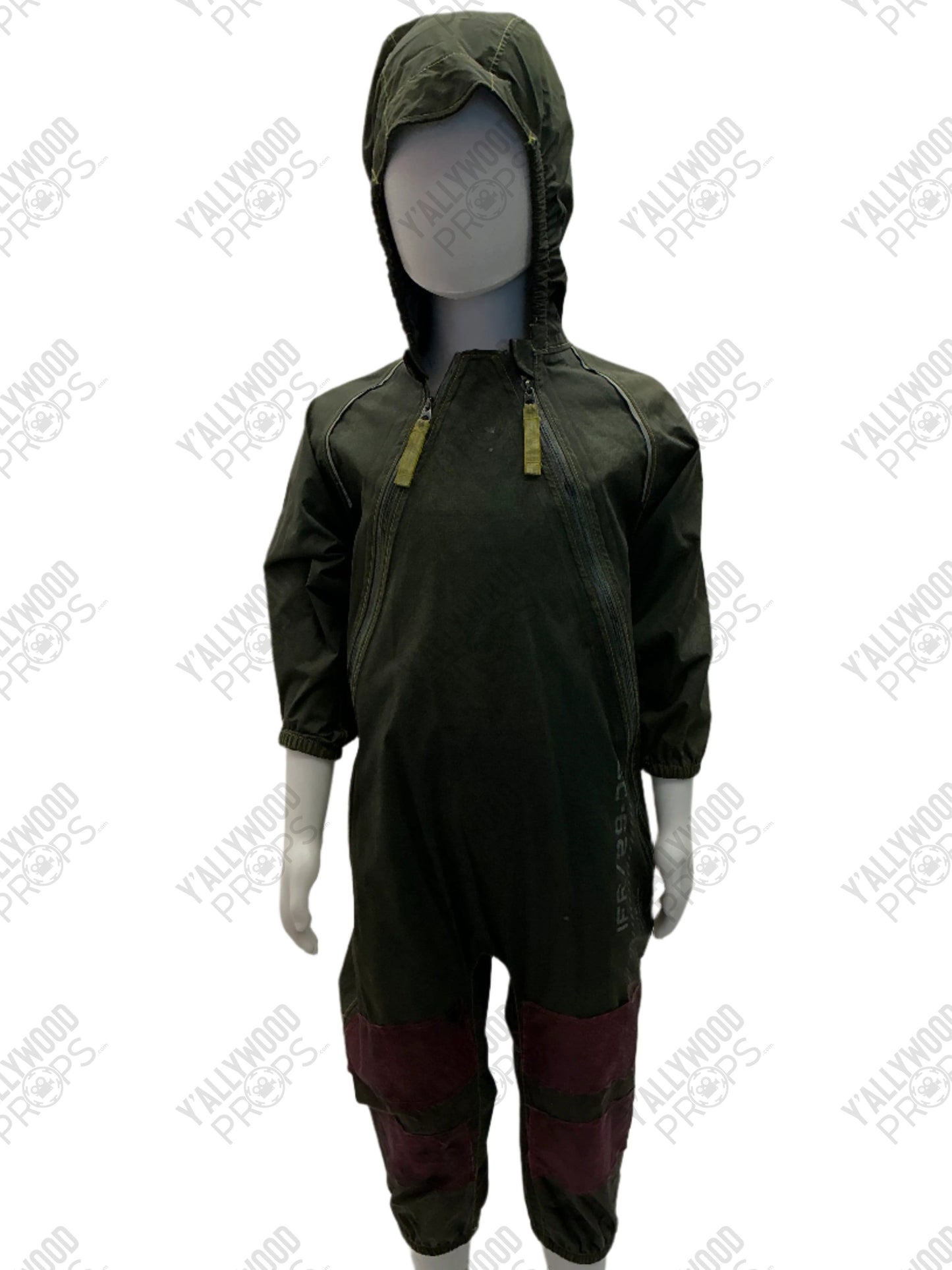 Youth Green w/Red 2SC Jumpsuit Chaos Walking (2021) Wearable Wardrobe Y'allywood Props
