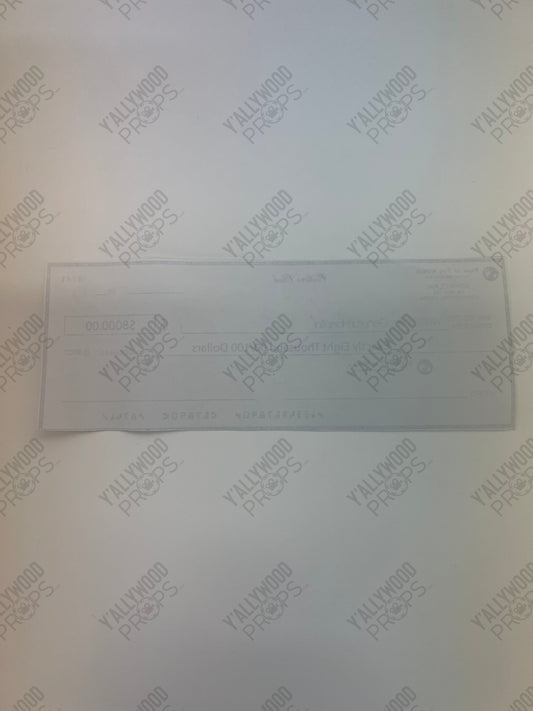 Johnny’s Check to Hospital for Miguel S3E3 Cobra Kai Movie Prop Y'allywood Props