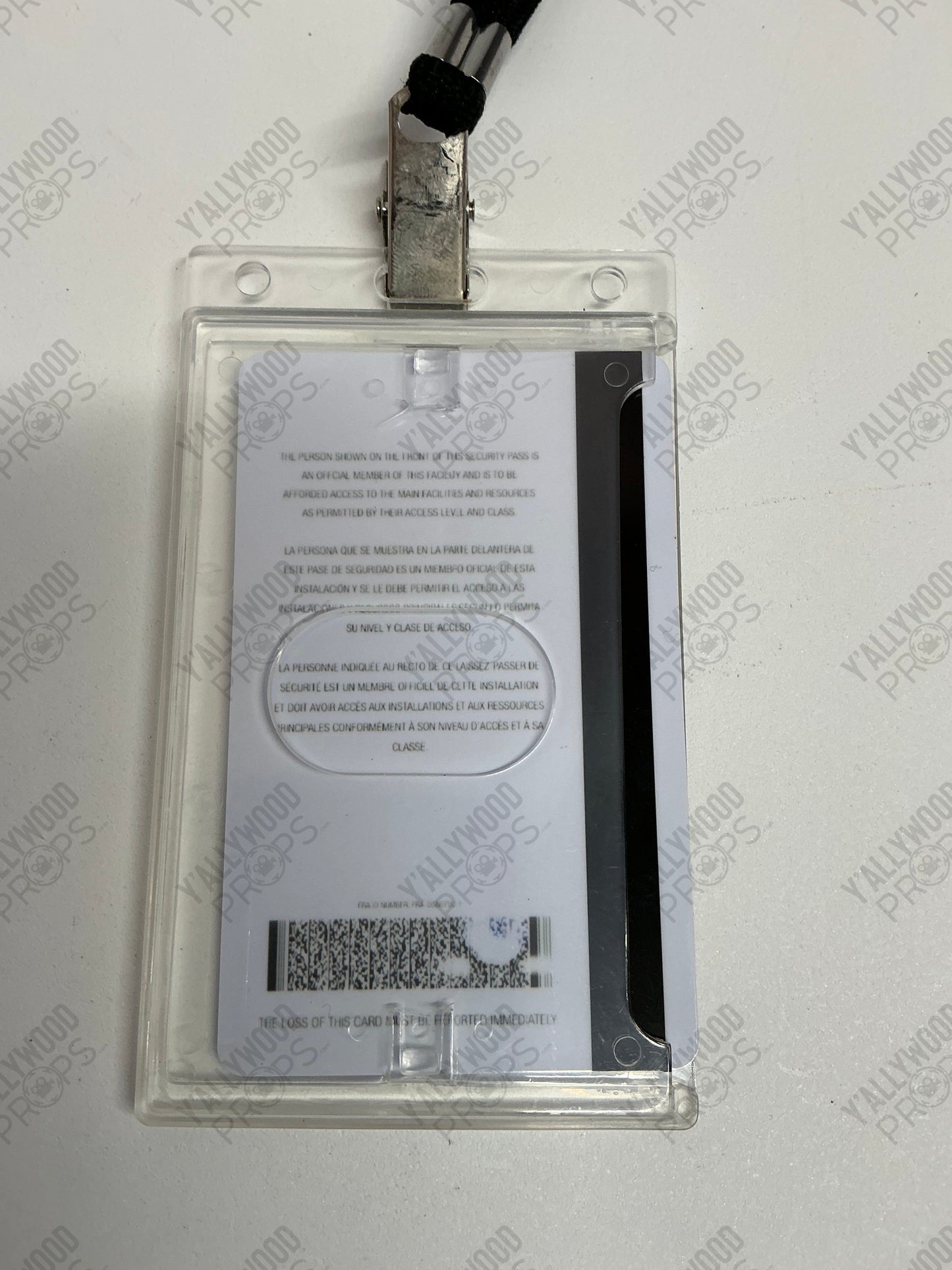 Research ID Badge Lynn's Lab Black Lightning (2018-2021) Movie Prop Y'allywood Props
