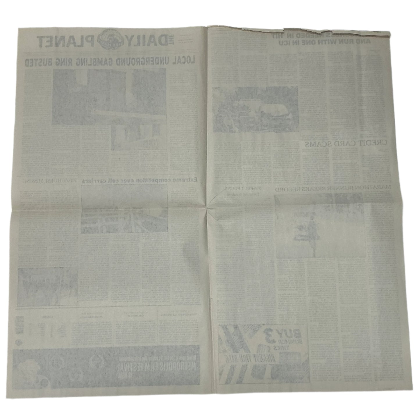 The Daily Planet Newspaper Superman & Lois (2021-2024) Wardrobe Y'allywood Props