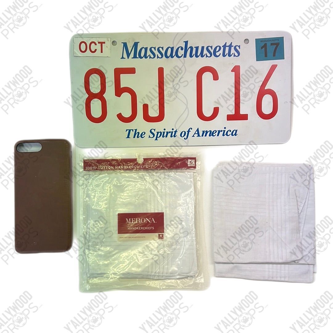 Pookie’s License Plate, hankerchief and phone case Survivor’s Remorse Movie Prop Y'allywood Props