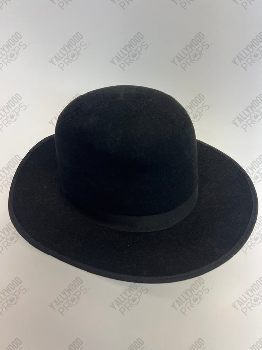 Osage 7 1/4 Black Cowboy Hats Killers of the Flower Moon Wardrobe Y'allywood Props Stetson American Buffalo Collection size 60