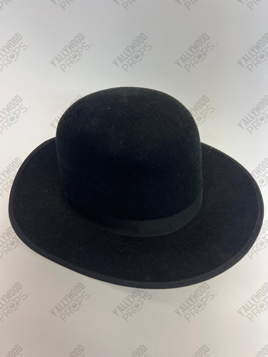 Osage 7 1/4 Black Cowboy Hats Killers of the Flower Moon Wardrobe Y'allywood Props Stetson American Buffalo Collection size 60