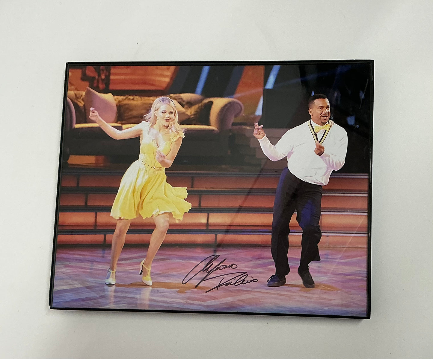 Alfonso Ribeiro & Witney Carson Signed 8x10" Dancing with the Stars S19 Autograph Y'allywood Props