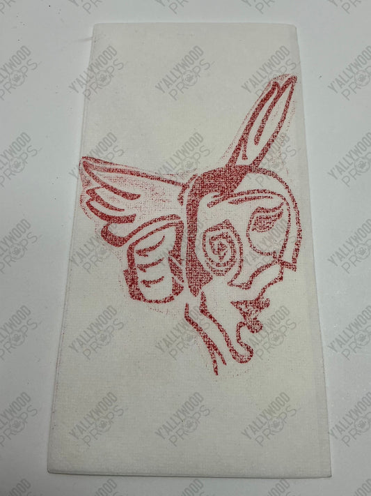 Sisterhood of Dada Napkins S3E6 Doom Patrol Movie Prop Y'allywood Props