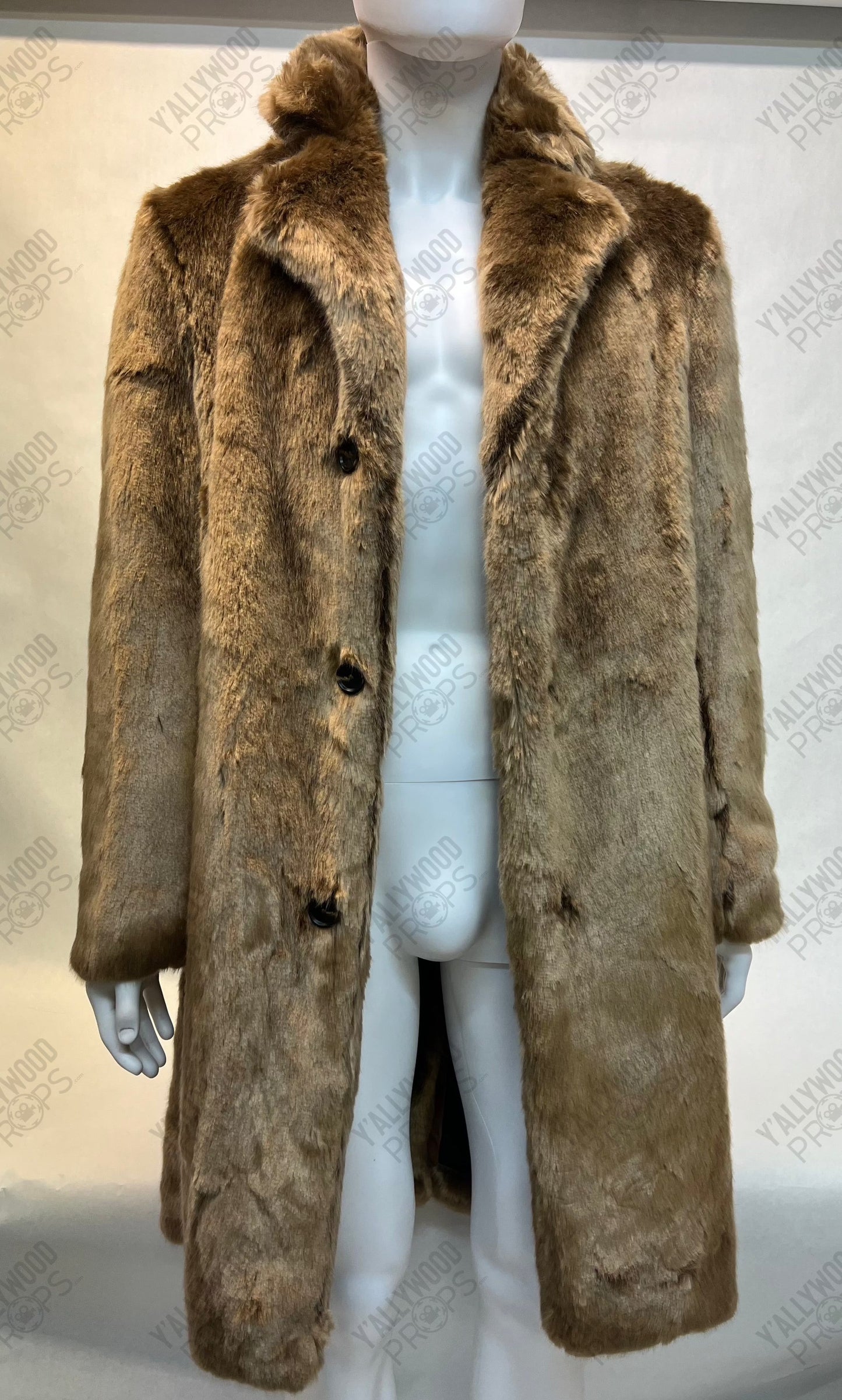 Jamie Foxx, Slick Charles Fur Coat & Shoes They Cloned Tyrone (2023) Wardrobe Y'allywood Props